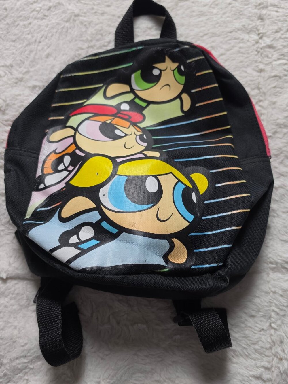 Powerpuff Girls Mini Black Backpack Cartoon Network